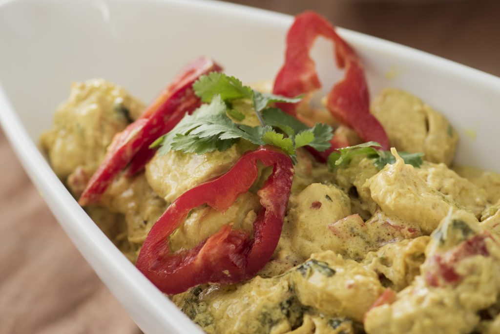 Lawang kycklinggryta med paprika, chili och curry SAK